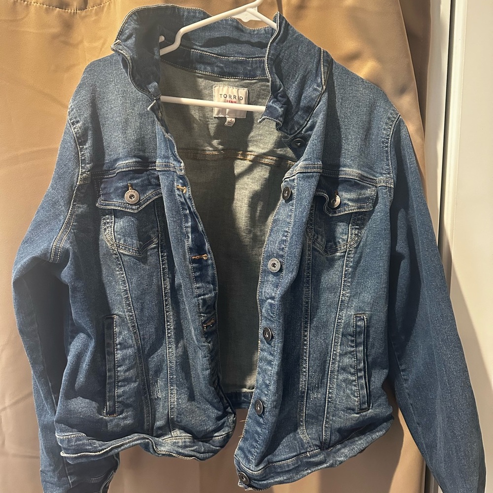 Torrid denim Jean jacket size 2